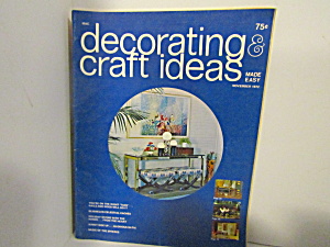 Vintage Magazine Decorating & Craft Ideas November1972 (Image1)