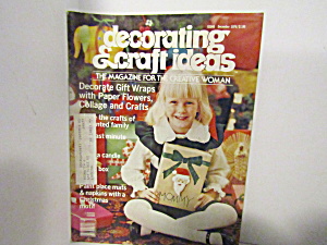 Vintage Magazine Decorating & Craft Ideas December 1976 (Image1)