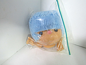 Darice Cornflower Blue Yarn Hair Doll Head & Hands Set
