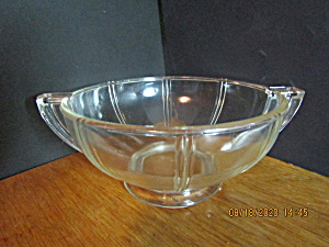 Vintage Clear Queen Anne Glasbake Round Baking Dish