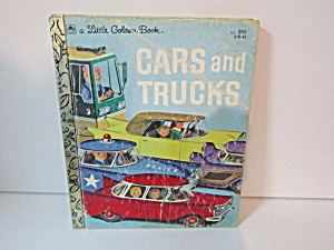 Vintage Little Golden Book Cars And Trucks (Image1)
