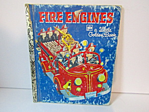 Little Golden Book Fire Engines Book 11th Printing (Image1)