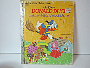 Vintage Golden Book Donald Duck and the Witch Next Door (Image1)