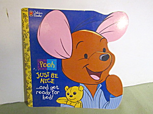  Shape Book Pooh Just Be Nice and Get Ready For Bed (Image1)