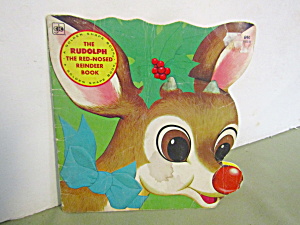  Golden Books Shape Book Rudolph the Red Nosed Reindeer (Image1)