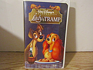 Vhs Tape Walt Disney Masterpiece Lady And The Tramp