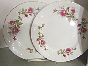 Vintage Fine China Of Japan Royal Rose Dinner Plate Set (Image1)