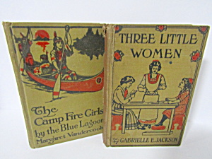 Vintage Three Little Women & Campfire Girls Blue Lagoon (Image1)