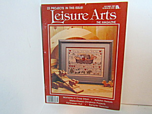 Vintage Leisure Arts The Magazine October 1989