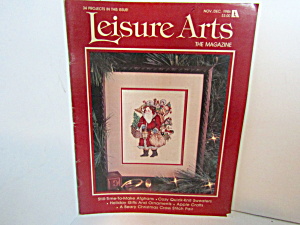 Vintage Leisure Arts The Magazine Nov/Dec 1986 (Image1)