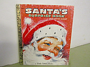 Vintage Little Golden Book Santa's Surprise Book