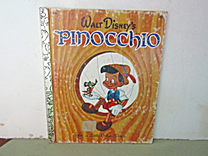 Little Golden Book Pinocchio Book 39th Printing (Image1)