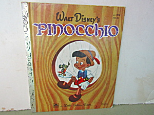 Vintage  Little Golden Book Pinocchio Book 104-42 (Image1)