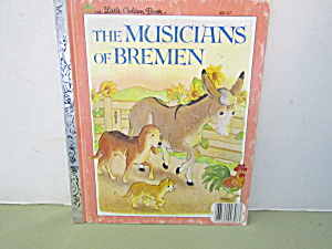 Vintage Little Golden Book Musicians 0f Bremen