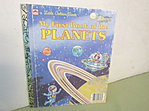 Vintage Little Golden Book My First Book Of Planets