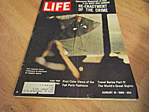 Vintage Life Magazine August 31,1962