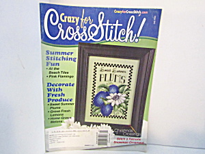 Vintage Magazine Crazy For Cross Stitch July 2004 (Image1)