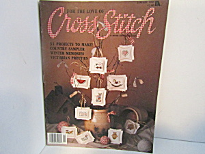 VintageMagazine For The Love Cross Stitch Jan. 1989 (Image1)