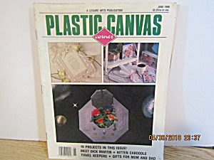 Vintage Magazine Plastic Canvas June 1990 (Image1)