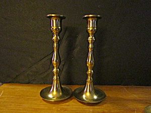 Vintage Brass Candlestick Set (Image1)