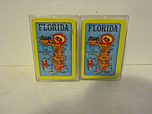 Vintage Florida Souvenir Mini Card Decks (Image1)