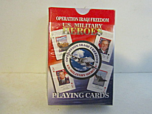 Operation Iraqi Freedom Heroes Playing Cards (Image1)