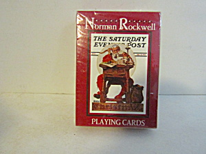 Saturday Evening Post Norman Rockwell Playing Cards
