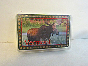 Vintage Souvenir Vermont Moose Card Deck (Image1)
