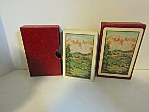 Vintage Souvenir Rainier National Park Card Deck (Image1)