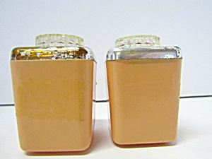 Vintage Plastic Sterilite Pinkish Salt & Pepper Shaker  (Image1)