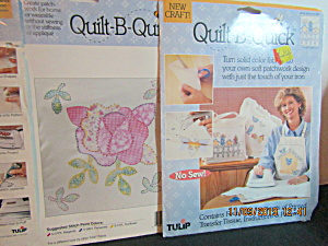 Vintage Tulip Craft Kit Quilt-B-Quick Set (Image1)