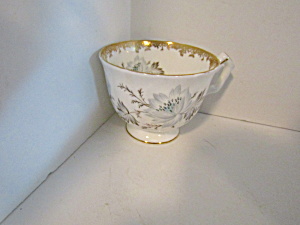 English Bone China White/Blue Floral Tea Cup  (Image1)