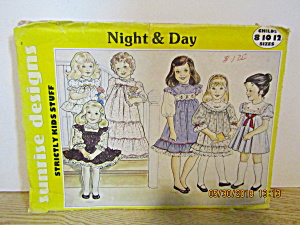 Vintage SunriseDesign Pattern Kids Stuff Day & Night (Image1)