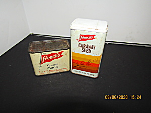 Vintage French's Spice Tin Set (Image1)