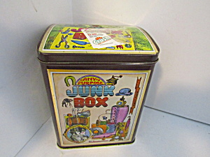 Vintage Any Purpose Junk Box Tin
