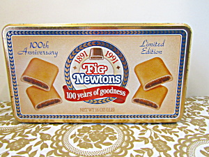 Vintage Limited Edition Anniversary Fig Newton Tin (Image1)