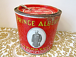 Vintage Prince Albert Crimp Cut Pipe Tobacco Tin (Image1)