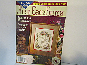Vintage Magazine Just Cross Stitch February  1993 (Image1)