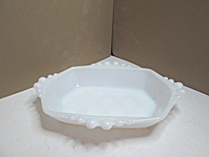 Vintage Westmoreland Milk Glass Rectangle Trinket Dish (Image1)