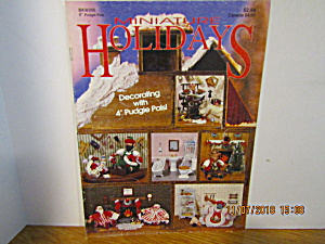 Wang Craft Book Miniature Holidays W/ Pudgie Pals #208