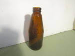 Click here to enlarge image and see more about item aab4f: Vintage Anheuser Busch Brown Embossed Eagle Bottle