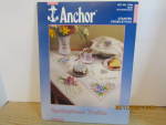 Click here to enlarge image and see more about item Anchor17904k: Vintage Anchor Springtime Trellis Cross Stitch #17904