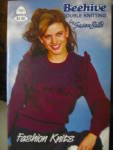 Click here to enlarge image and see more about item beehivew14g:  Beehive Double Knitting Fashion Knits Booklet #7441