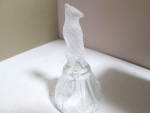 Click here to enlarge image and see more about item cbc16i: Vintage Gift Gallery 24% Lead Crystal Bird Bell