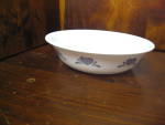 Click here to enlarge image and see more about item cbhear4ad: Corelle Blue Hearts Fruit/Dessert Dish