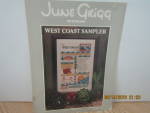 June Grigg Cross Stitch Book West Coast Sampler  #25