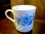 Click here to enlarge image and see more about item ccbv5o: Corelle Blue Velvet Coffee Cup