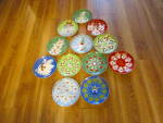 Click here to enlarge image and see more about item cholidayd1: Vintage Brylane Home 12 Days of Christmas Plate Set