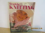 Click here to enlarge image and see more about item crknit4k: Vintage Magazine Simplicity Knitting Winter 1988