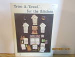 Click here to enlarge image and see more about item csingles10h: Cross Stitch Cupboard Trim-A-Towel For The Kitchen #10